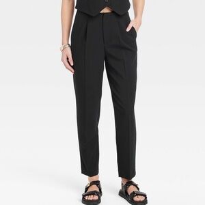 NWOT a new day High Rise Tailored Trousers Black Size 12